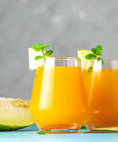 Bitter Melon and Melon Juice